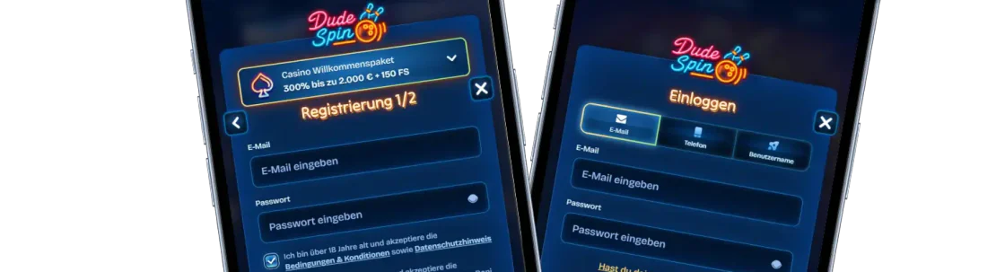 dudespin casino registrierung